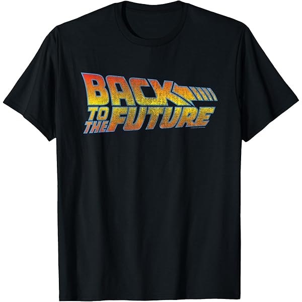 Amazon.com: Back to the Future logo T-Shirt : Clothing, Shoes